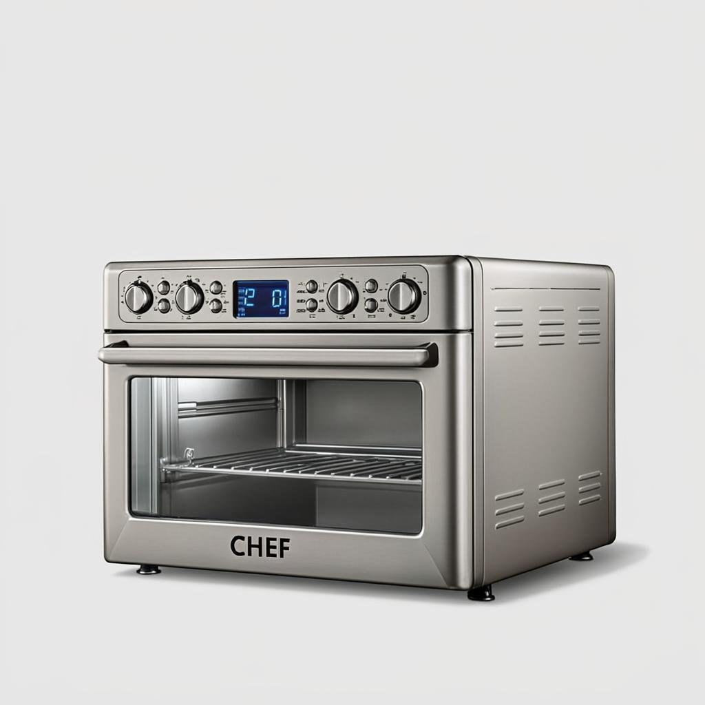 Freidora de Aire Horno Digital 12L, 16 Programas, Doble Puerta