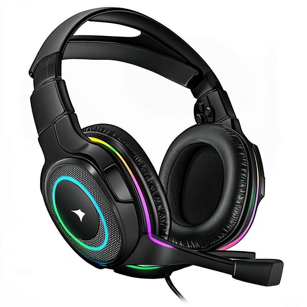 Auriculares Gaming RGB con Micrófono Retráctil, Sonido Surround 7.1