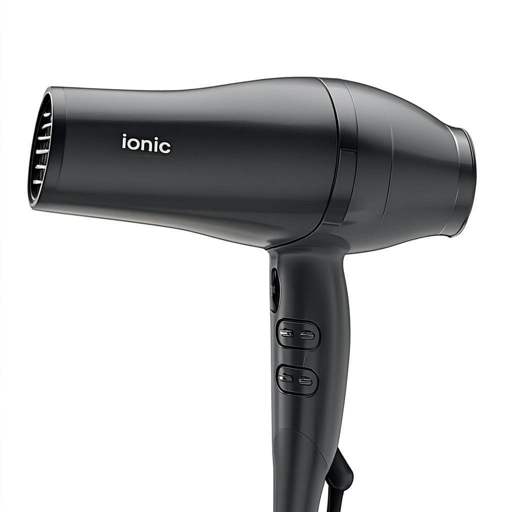 Secador de Pelo Profesional Iónico 2200W, 3 Temperaturas, Plegable
