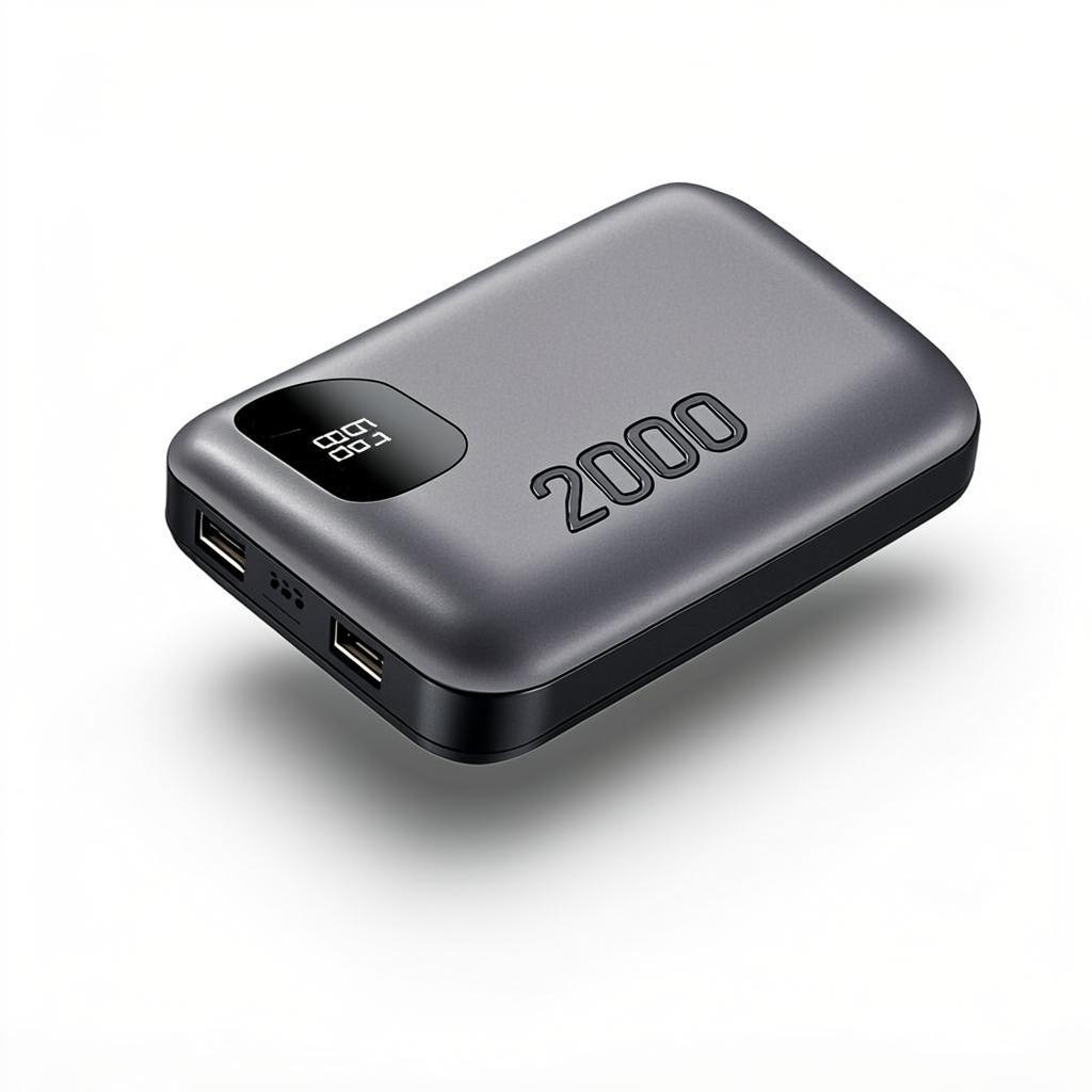 Power Bank 20000mAh Carga Rápida 22.5W, USB-C PD, LED Display